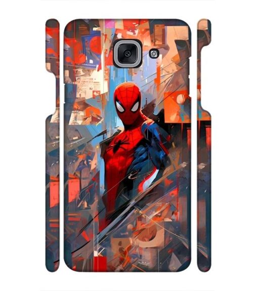 Spiderman graphics with mirror effect Samsung Galaxy J7 Max Mobile Cover