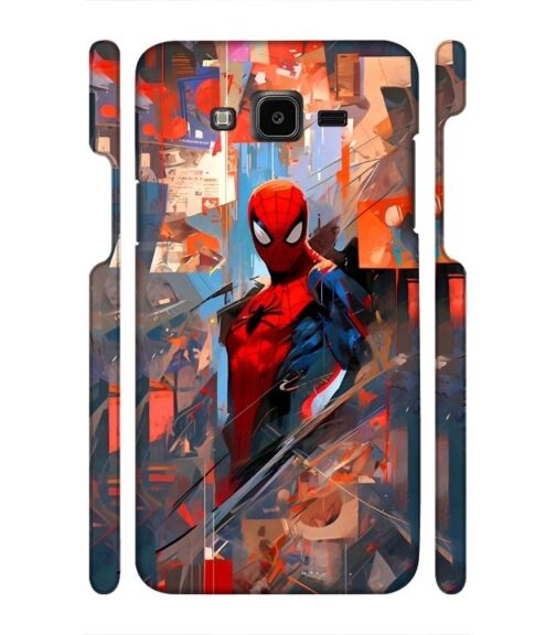 Spiderman graphics with mirror effect Samsung Galaxy J7 (2016) Mobile Cover