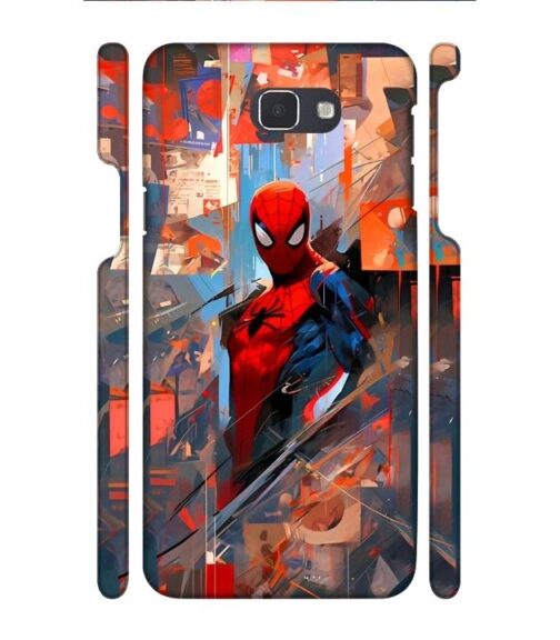 Spiderman graphics with mirror effect Samsung Galaxy J7 Prime Mobile Cover