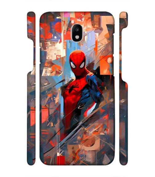 Spiderman graphics with mirror effect Samsung Galaxy J7 (2017) Mobile Cover