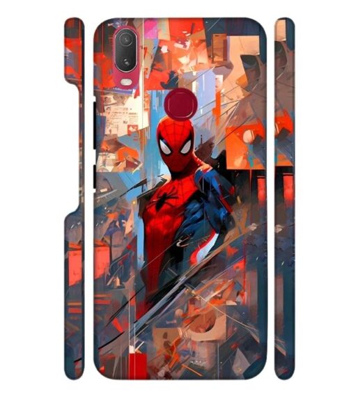 Spiderman graphics with mirror effect Vivo Y95 Mobile Cover