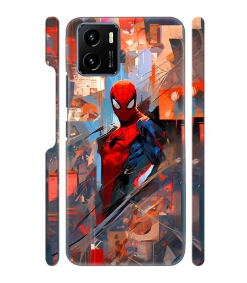 Spiderman graphics with mirror effect Vivo Y15 C Mobile Cover
