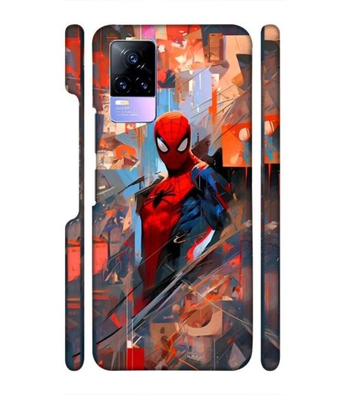 Spiderman graphics with mirror effect Vivo Y73 Mobile Cover