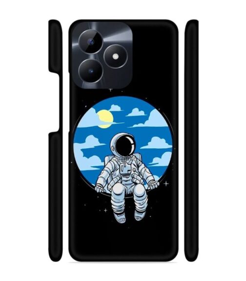 Vintage space anime graphics Realme C53 Mobile Cover