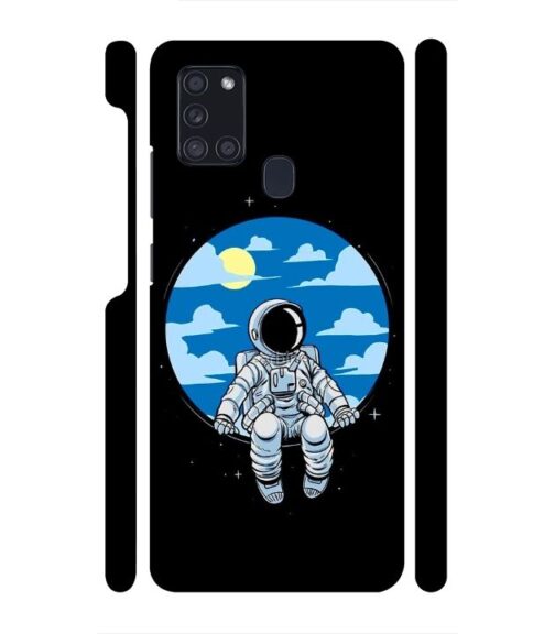 Vintage space anime graphics Samsung Galaxy A21 S Mobile Cover