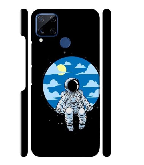 Vintage space anime graphics Realme C15 Mobile Cover
