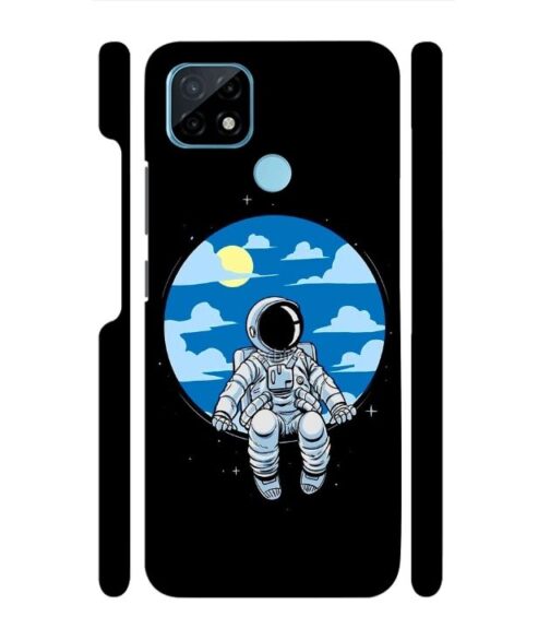 Vintage space anime graphics Realme C21 Mobile Cover