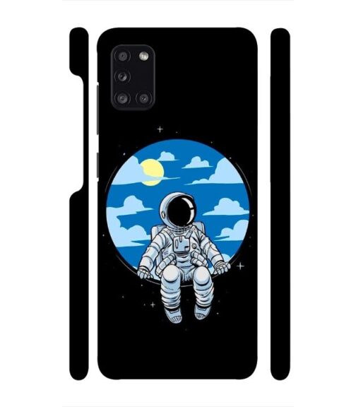 Vintage space anime graphics Samsung Galaxy A31 Mobile Cover