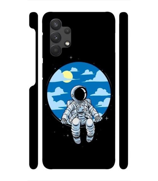 Vintage space anime graphics Samsung Galaxy A32 Mobile Cover