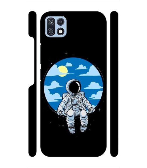 Vintage space anime graphics Samsung Galaxy F42 (5G) Mobile Cover