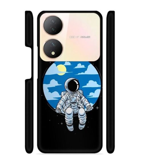 Vintage space anime graphics Vivo Y100 (5G) Mobile Cover
