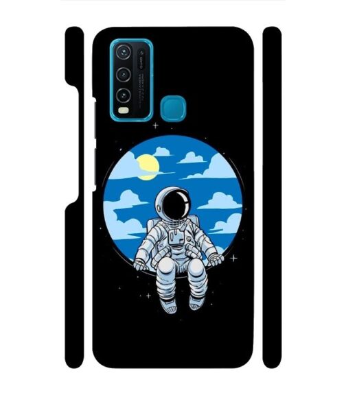 Vintage space anime graphics Vivo Y30 Mobile Cover