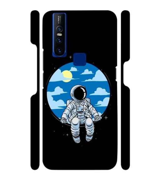 Vintage space anime graphics Vivo V15 Mobile Cover