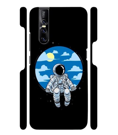 Vintage space anime graphics Vivo V15 Pro Mobile Cover