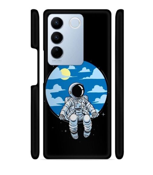 Vintage space anime graphics Vivo V27 5G Mobile Cover