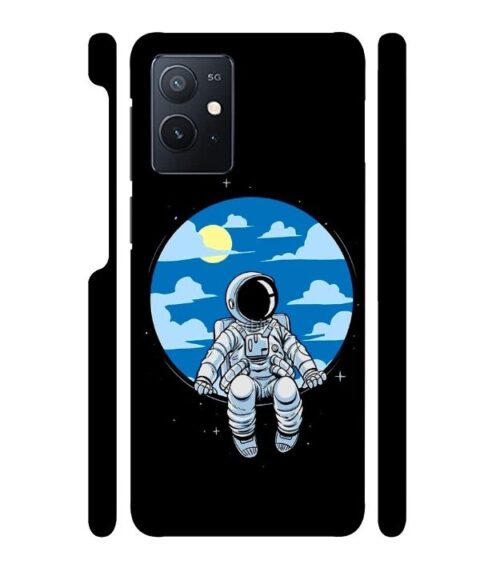 Vintage space anime graphics iQOO Z6 Mobile Cover