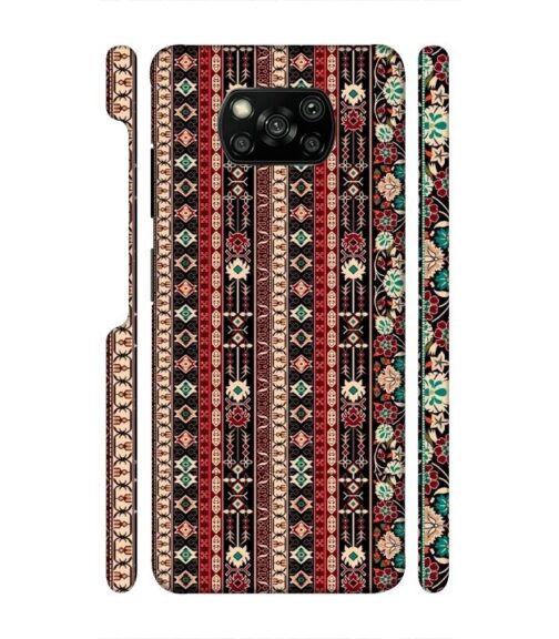 Abstract design Poco X3 Mobile Cover