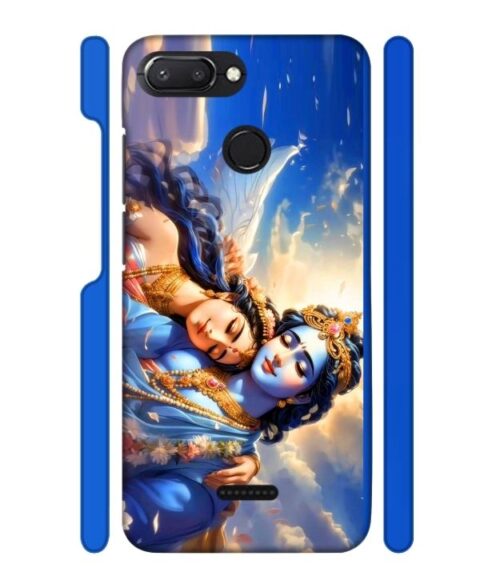 Shri radha krishna wonderful Ai genrated Redmi 6 Mobile Cover