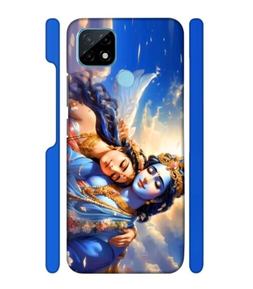 Shri radha krishna wonderful Ai genrated Realme C21 Mobile Cover