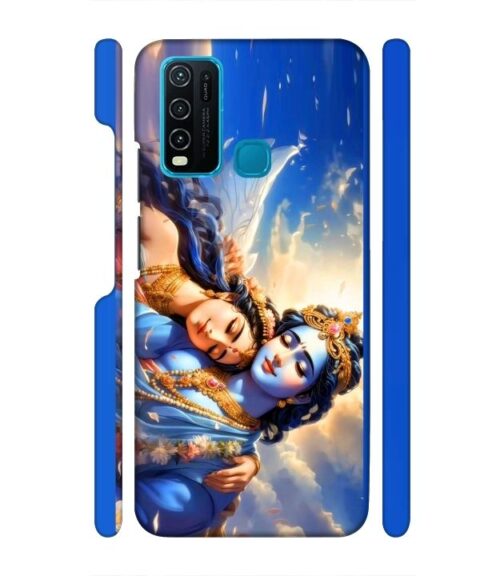 Shri radha krishna wonderful Ai genrated Vivo Y30 Mobile Cover