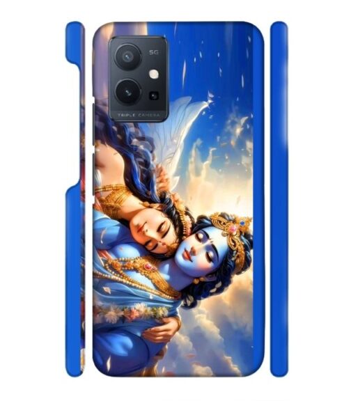 Shri radha krishna wonderful Ai genrated Vivo T1 (5) Mobile Cover