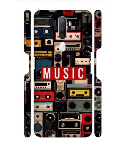FM radio, speaker with vintage theme Oppo A9 (2020) Mobile Cover