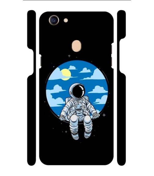 Vintage space anime graphics Oppo F7 Mobile Cover