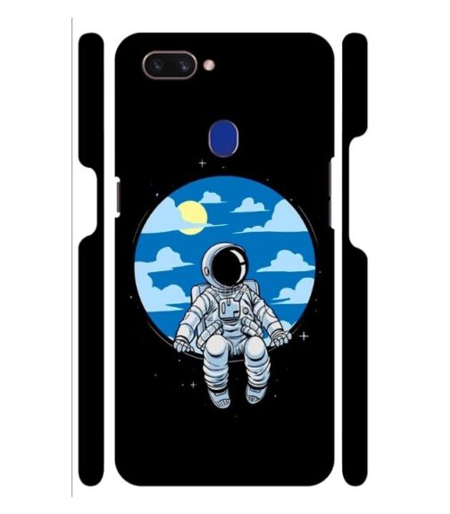 Vintage space anime graphics Oppo F9 Pro Mobile Cover