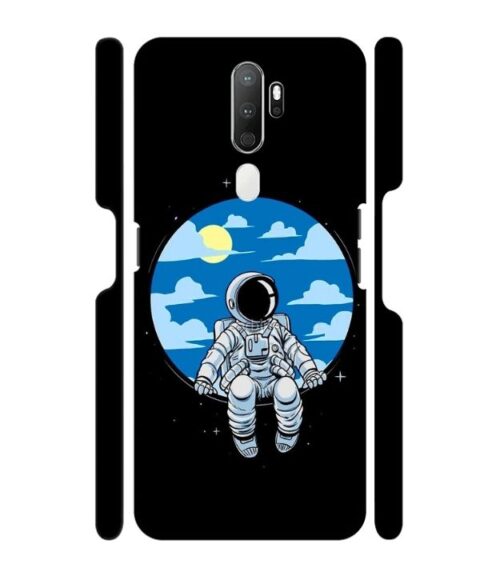 Vintage space anime graphics Oppo A9 (2020) Mobile Cover