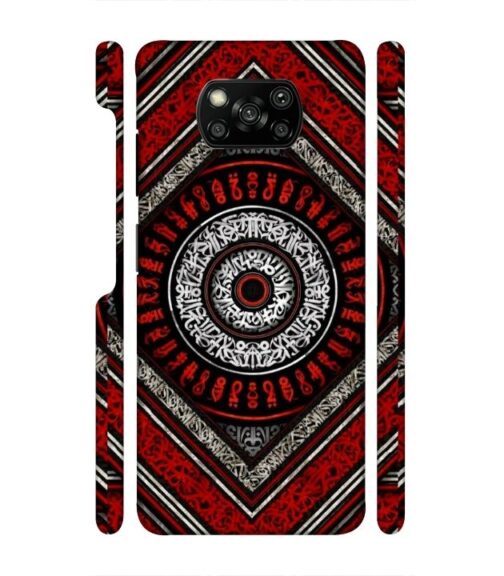 Abstract design Poco X3 Mobile Cover