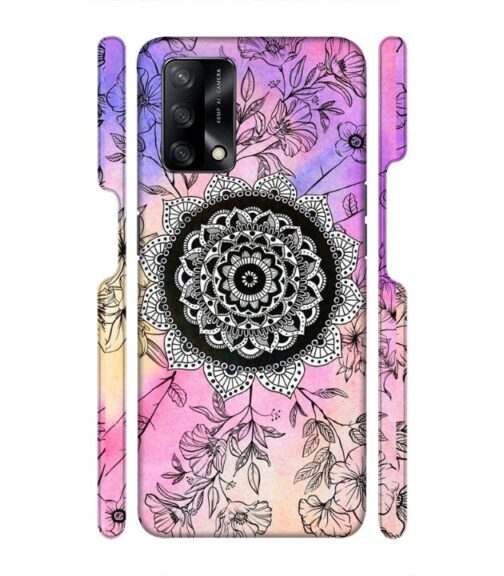 Creative rangoli pattern Oppo F19 S Mobile Cover