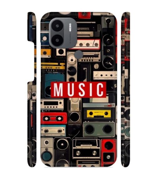FM radio, speaker with vintage theme Redmi A1 Plus Mobile Cover