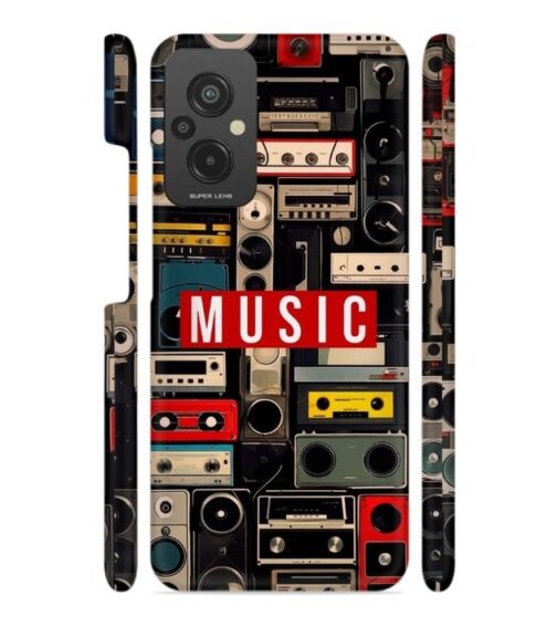 FM radio, speaker with vintage theme Redmi 11 Prime (4G) Mobile Cover