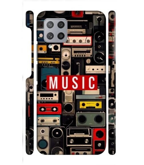 FM radio, speaker with vintage theme Samsung Galaxy M33 5G Mobile Cover