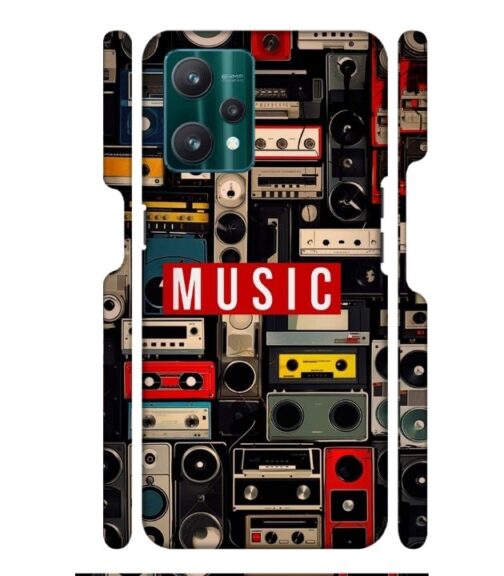 FM radio, speaker with vintage theme Realme 9 Pro Mobile Cover