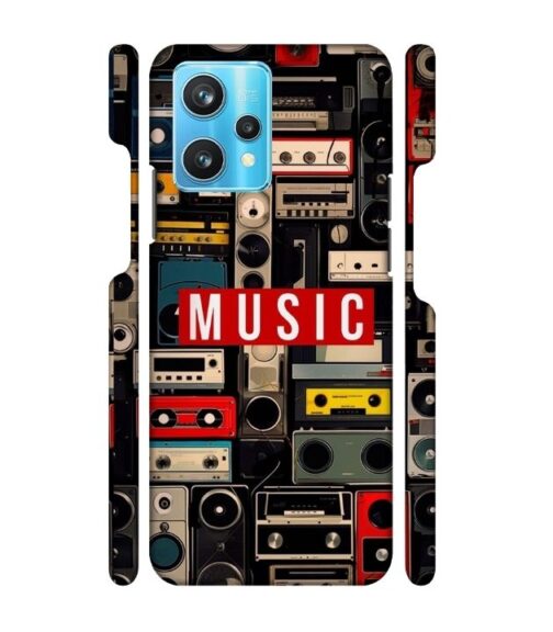 FM radio, speaker with vintage theme Realme 9 Pro Plus Mobile Cover