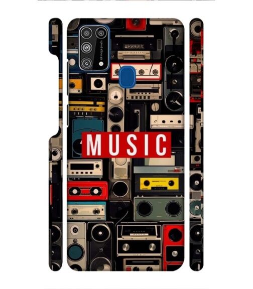 FM radio, speaker with vintage theme Samsung Galaxy M31 Mobile Cover
