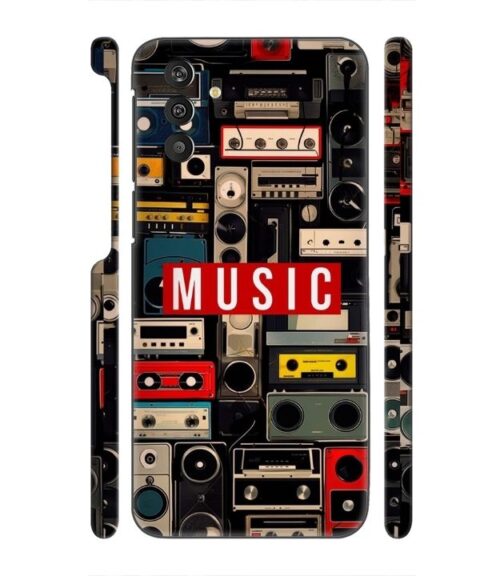 FM radio, speaker with vintage theme Samsung Galaxy M13 4G Mobile Cover