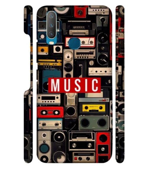 FM radio, speaker with vintage theme Vivo Y15 Mobile Cover
