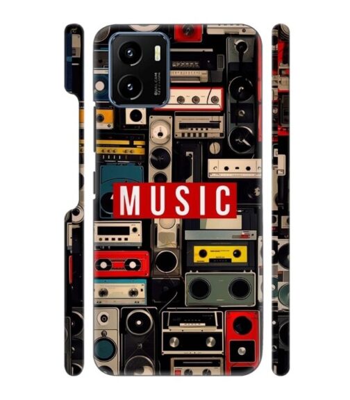 FM radio, speaker with vintage theme Vivo Y15 C Mobile Cover