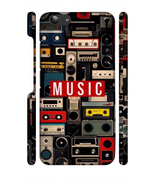 FM radio, speaker with vintage theme Vivo Y53 Mobile Cover