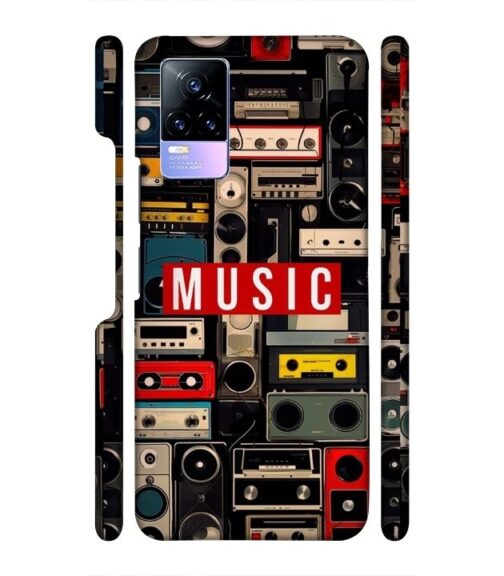 FM radio, speaker with vintage theme Vivo Y73 Mobile Cover