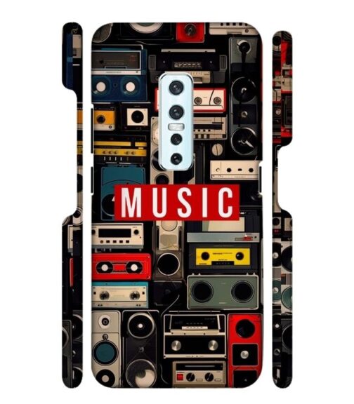 FM radio, speaker with vintage theme Vivo V17 Pro Mobile Cover