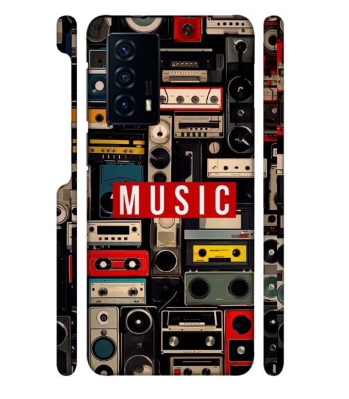 FM radio, speaker with vintage theme Vivo V23 E (5G) Mobile Cover