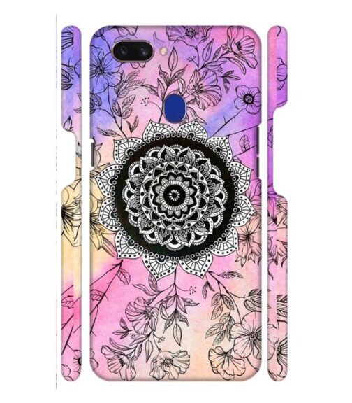 Creative rangoli pattern Oppo F9 Pro Mobile Cover