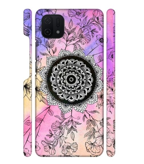 Creative rangoli pattern Oppo A16 E Mobile Cover