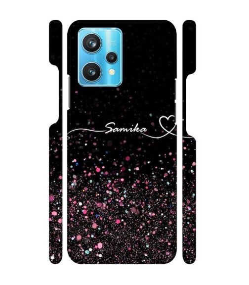 Sparkle design with Customize text Realme 9 Pro Plus Mobile Cover