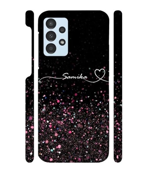 Sparkle design with Customize text Samsung Galaxy A13 5G Mobile Cover