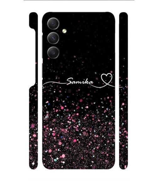 Sparkle design with Customize text Samsung Galaxy A54 5G Mobile Cover