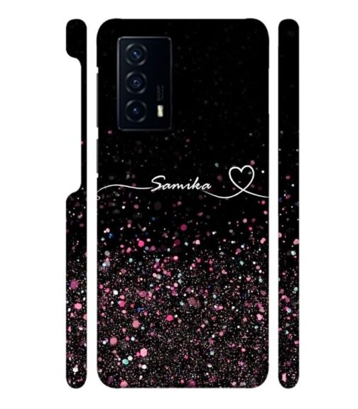 Sparkle design with Customize text Vivo V23 E (5G) Mobile Cover